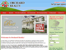 Tablet Screenshot of orchardrealty.com